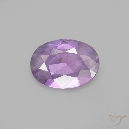 0.47ct 天然 粉紫罗兰色 蓝宝石, 椭圆形, VVS