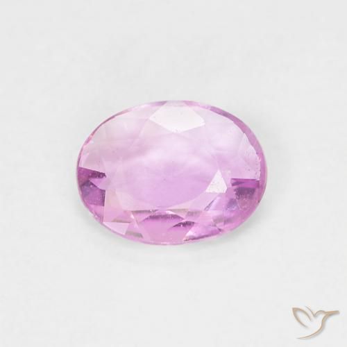 0.43ct 天然 粉紫色 蓝宝石, 椭圆形, VVS