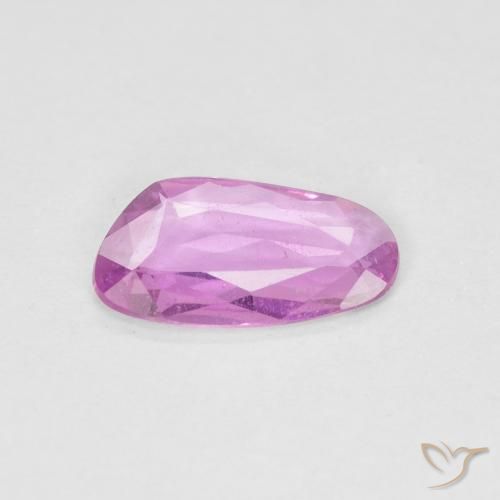 0.65ct 天然 亮粉紫 蓝宝石, 花式切割, VS