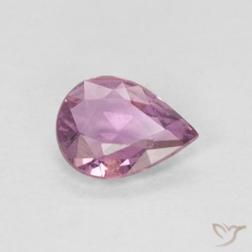0.48ct 天然 粉紫色 蓝宝石, 梨形, VS