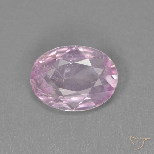 0.68ct 天然 泡泡糖粉色 蓝宝石, 椭圆形, VS