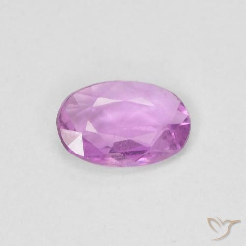 0.43ct 天然 Medium Light-Purple 蓝宝石, 椭圆形, VS