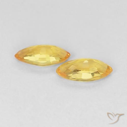 0.37克拉天然蓝宝石，榄尖形，VVS
