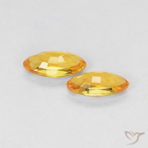 0.39克拉天然蓝宝石，榄尖形，VVS
