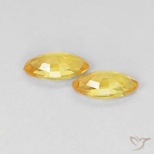 0.36克拉天然蓝宝石，榄尖形，VVS