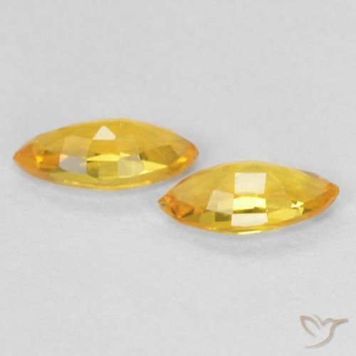 0.33克拉天然蓝宝石，榄尖形，VS