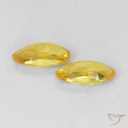 0.38克拉天然蓝宝石，榄尖形，VVS