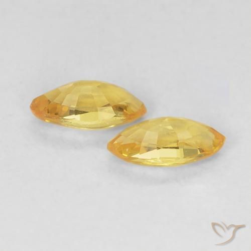 0.40克拉天然蓝宝石，榄尖形，VVS