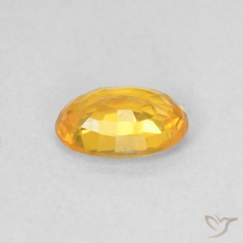 0.56克拉天然蓝宝石，椭圆形，VVS-VS