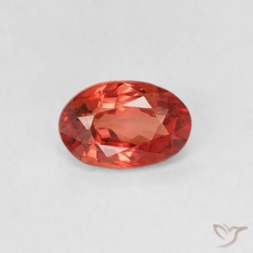 0.56ct 天然 中红 蓝宝石, 椭圆形, VVS-VS