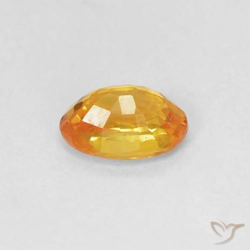 0.59克拉天然蓝宝石，椭圆形，VVS-VS