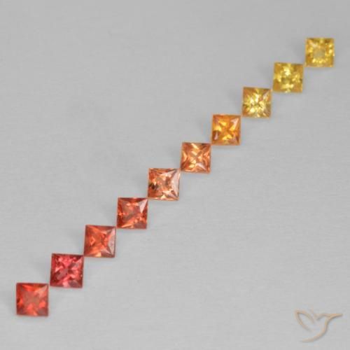 0.80克拉天然蓝宝石，正方形，VS