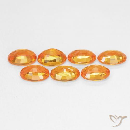 0.64克拉天然蓝宝石，椭圆形，VVS-VS