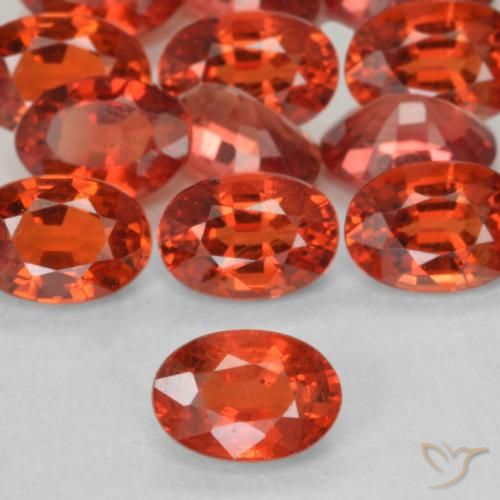 0.65ct 天然 深红色 蓝宝石, 椭圆形, VVS-VS