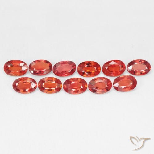 0.63ct 天然 深红色 蓝宝石, 椭圆形, VVS-VS
