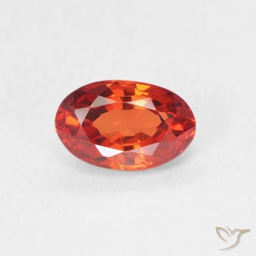 0.74ct 天然 中红 蓝宝石, 椭圆形, VVS-VS