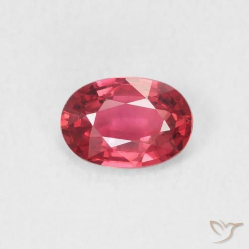 0.57ct 天然 中红 蓝宝石, 椭圆形, VS