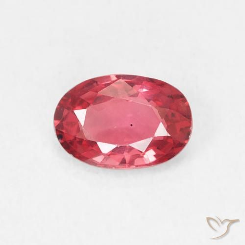 0.47ct 天然 中红 蓝宝石, 椭圆形, VVS-VS