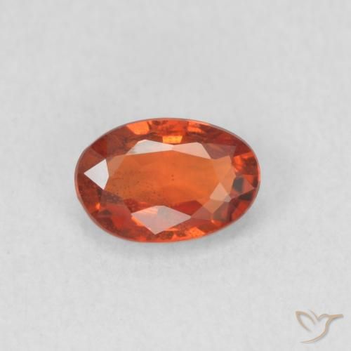 0.63ct 天然 中红 蓝宝石, 椭圆形, VS