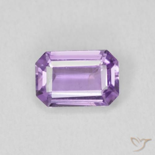 0.68ct 天然 淡粉紫 蓝宝石, 祖母绿式切割, VS
