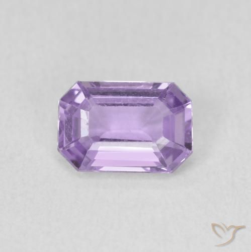 0.69ct 天然 浅紫罗兰色 蓝宝石, 祖母绿式切割, VVS