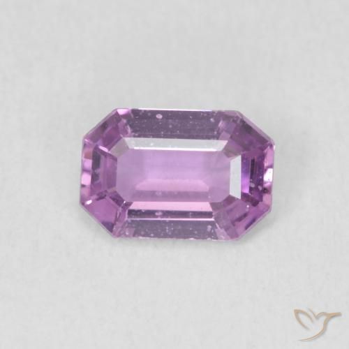 0.57ct 天然 中紫色 蓝宝石, 祖母绿式切割, VVS-VS