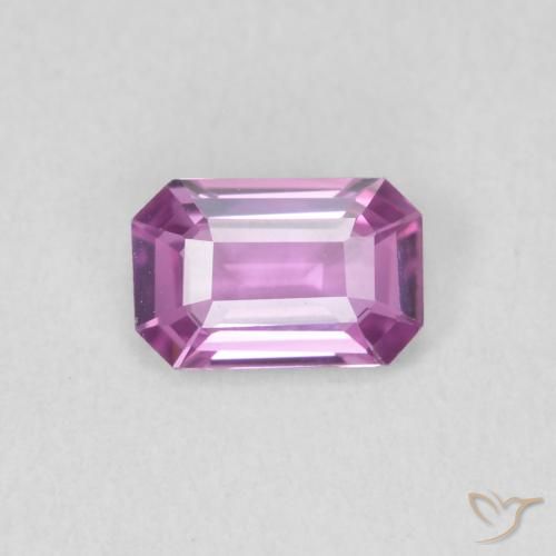 0.62ct 天然 Medium Light-Purple 蓝宝石, 祖母绿式切割, VVS