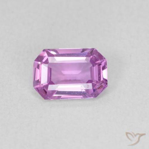 0.60ct 天然 中紫色 蓝宝石, 祖母绿式切割, VVS-VS