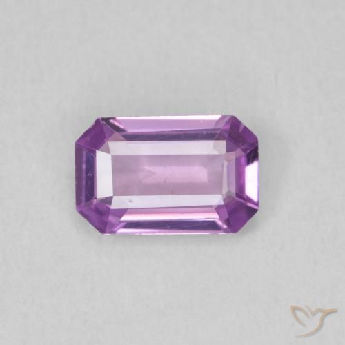 0.57ct 天然 浅紫色 蓝宝石, 祖母绿式切割, VVS-VS
