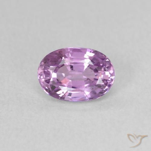 0.73ct 天然 中粉紫 蓝宝石, 椭圆形, VS