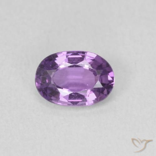 0.63ct 天然 深紫罗兰色 蓝宝石, 椭圆形, VVS