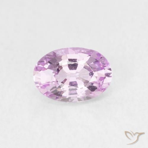 0.64ct 天然 紫粉色 蓝宝石, 椭圆形, VS
