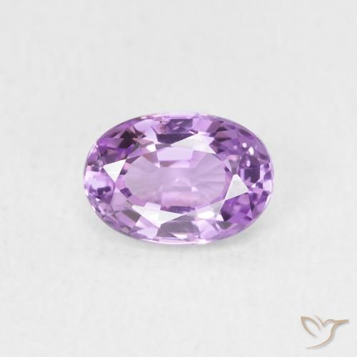 0.64ct 天然 电紫 蓝宝石, 椭圆形, VVS
