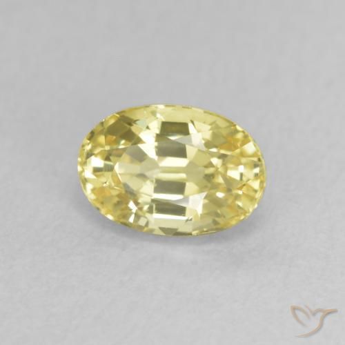 0.81克拉天然蓝宝石，椭圆形，VVS