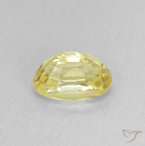 0.81克拉天然蓝宝石，椭圆形，VVS