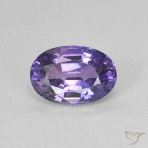 0.73ct 天然 深紫罗兰色 蓝宝石, 椭圆形, VVS-VS