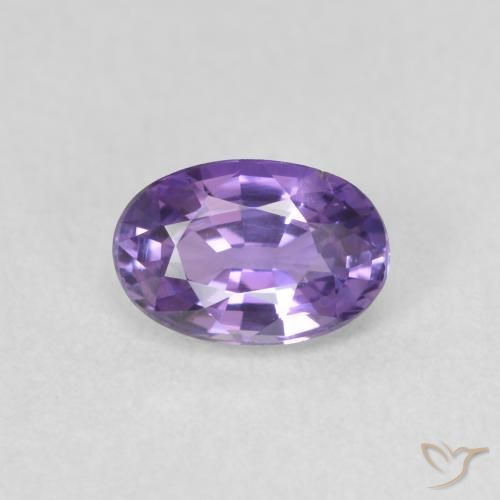 0.60ct 天然 深紫罗兰色 蓝宝石, 椭圆形, VVS-VS