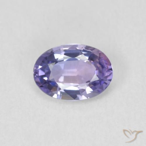 0.56ct 天然 中紫 蓝宝石, 椭圆形, VVS-VS