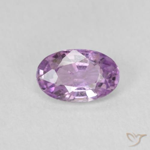 0.55ct 天然 中粉紫 蓝宝石, 椭圆形, VVS-VS