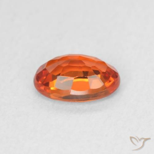 0.64克拉天然蓝宝石，椭圆形，VVS