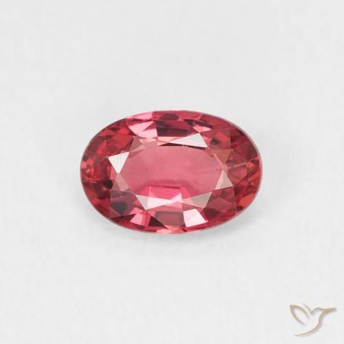 0.55ct 天然 中红 蓝宝石, 椭圆形, VVS