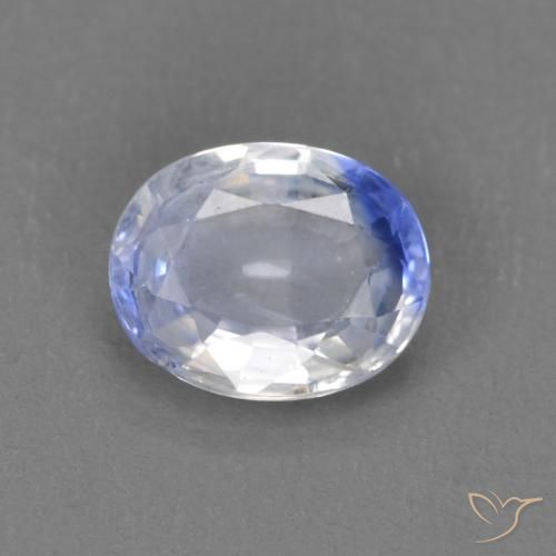 0.54ct 天然 淡蓝色 蓝宝石, 椭圆形, VS