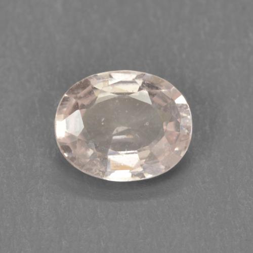 0.50ct 天然 浅粉色 蓝宝石, 椭圆形, VS