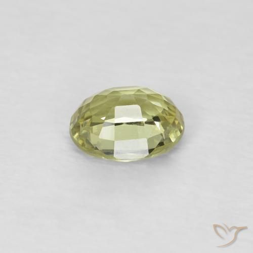 0.50克拉天然蓝宝石，椭圆形，VVS