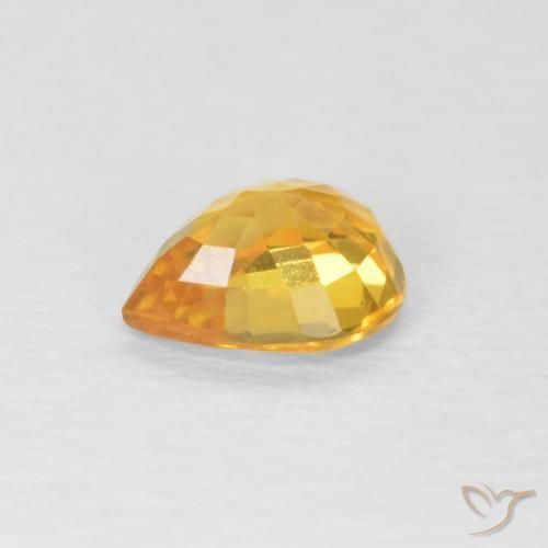 0.70克拉天然蓝宝石，梨形，VVS