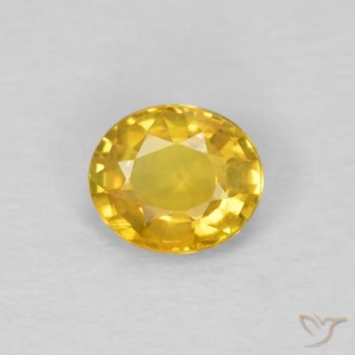 0.55ct 天然 中金 蓝宝石, 椭圆形, VVS-VS