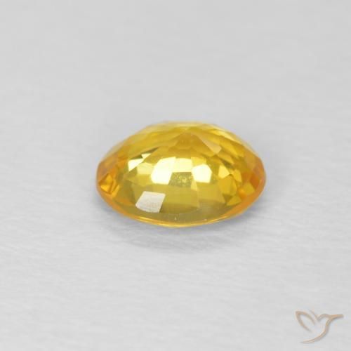 0.55克拉天然蓝宝石，椭圆形，VVS-VS