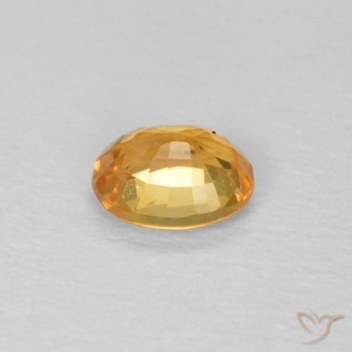 0.51克拉天然蓝宝石，椭圆形，VVS-VS