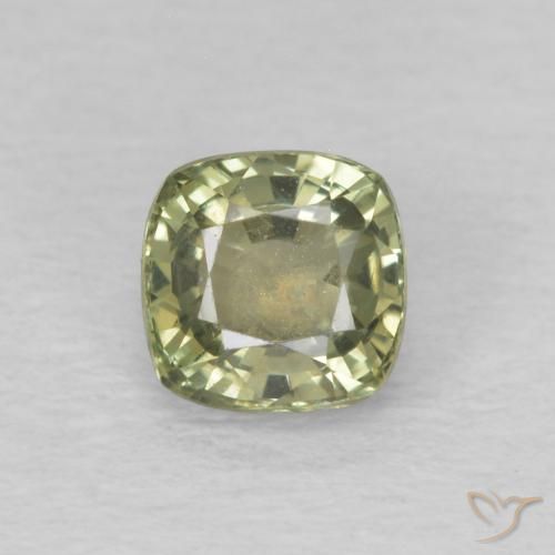 0.66ct 天然 鼠尾草绿 蓝宝石, 软垫, VS