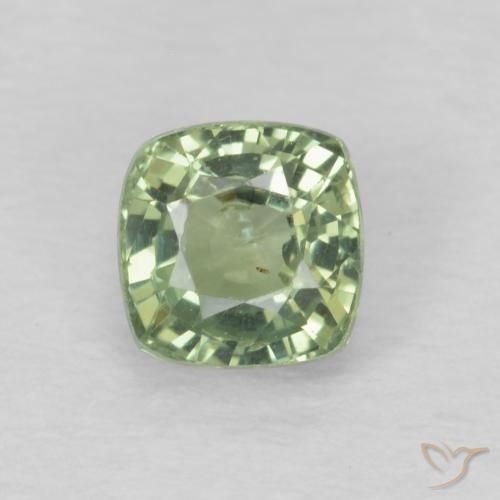 0.59ct 天然 浅鼠尾草绿色 蓝宝石, 软垫, VS